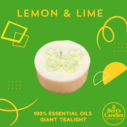 Bert’s Lemon & Lime Giant Tea Lights