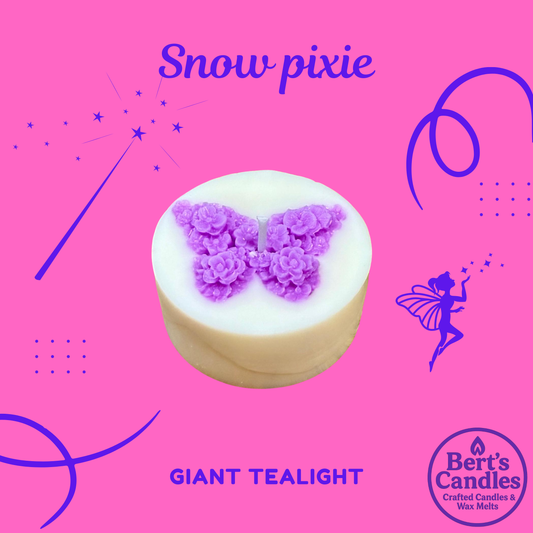 Bert’s Snow Pixie Giant Tea Lights