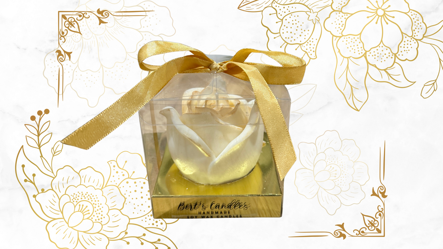 The White Rose Candle