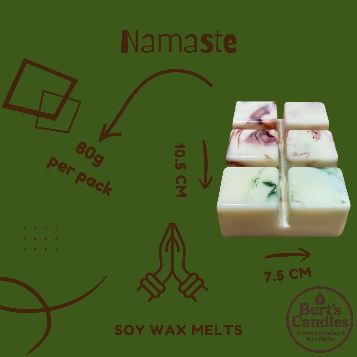 Namaste Melts (100% Essential Oils)