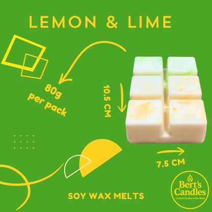 Lemon & Lime Melts (100% Essential Oils)