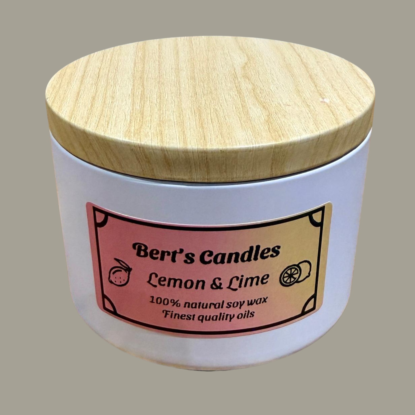 Bert’s Lemon & Lime Scented Candle