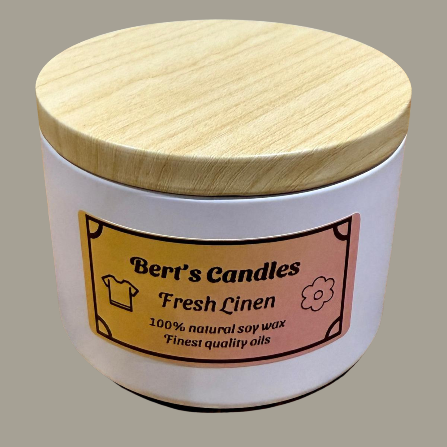 Bert’s Fresh Linen Scented Candle
