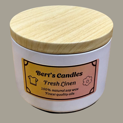 Bert’s Fresh Linen Scented Candle