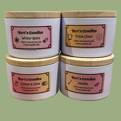 Bert’s Fresh Linen Scented Candle