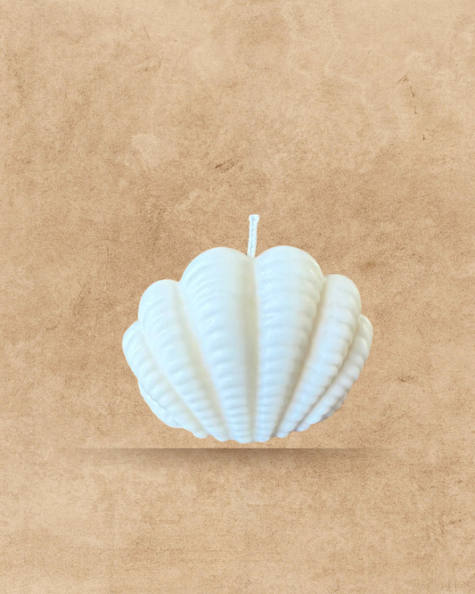Small seashell candle