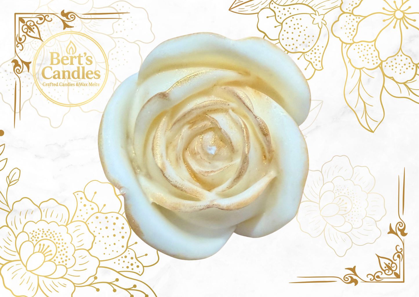 The White Rose Candle