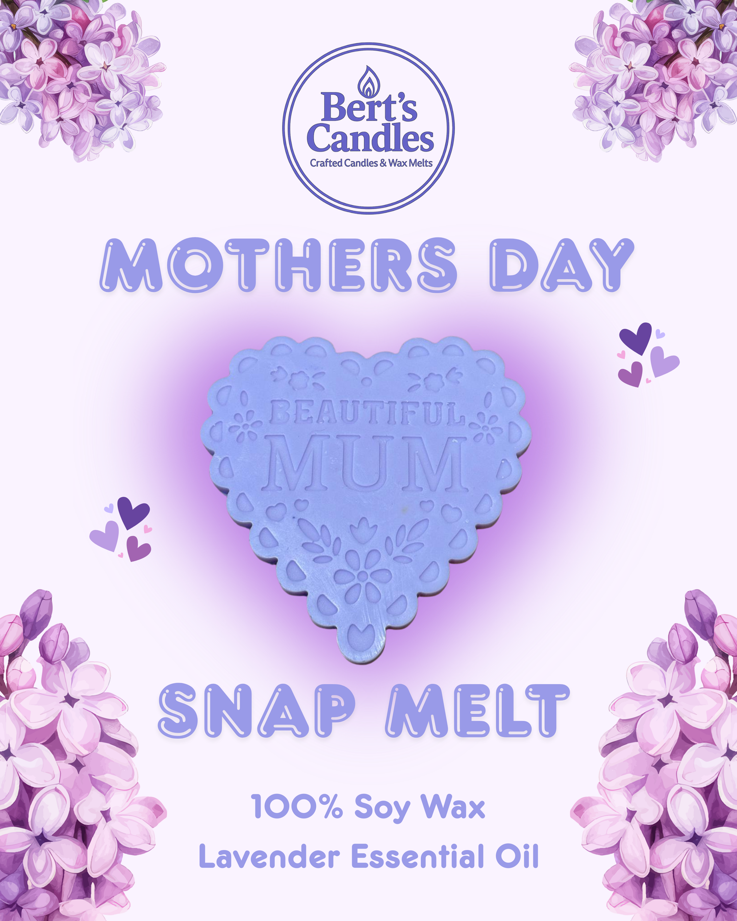 Mothers Day Heart Snap Melt