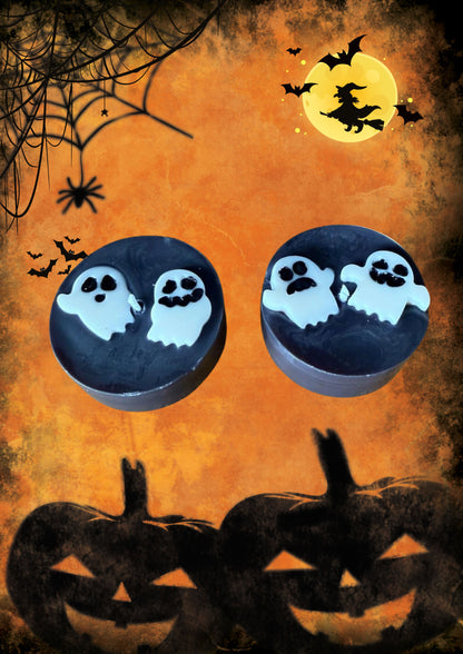 Spooky giant tea light candles