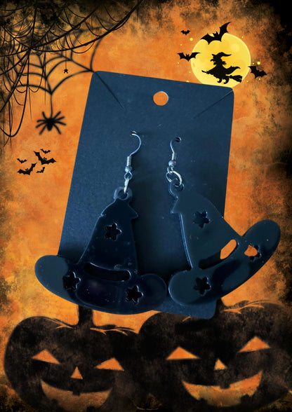 Witches hat earrings