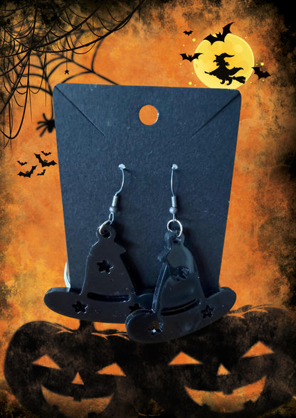 Witches hat earrings