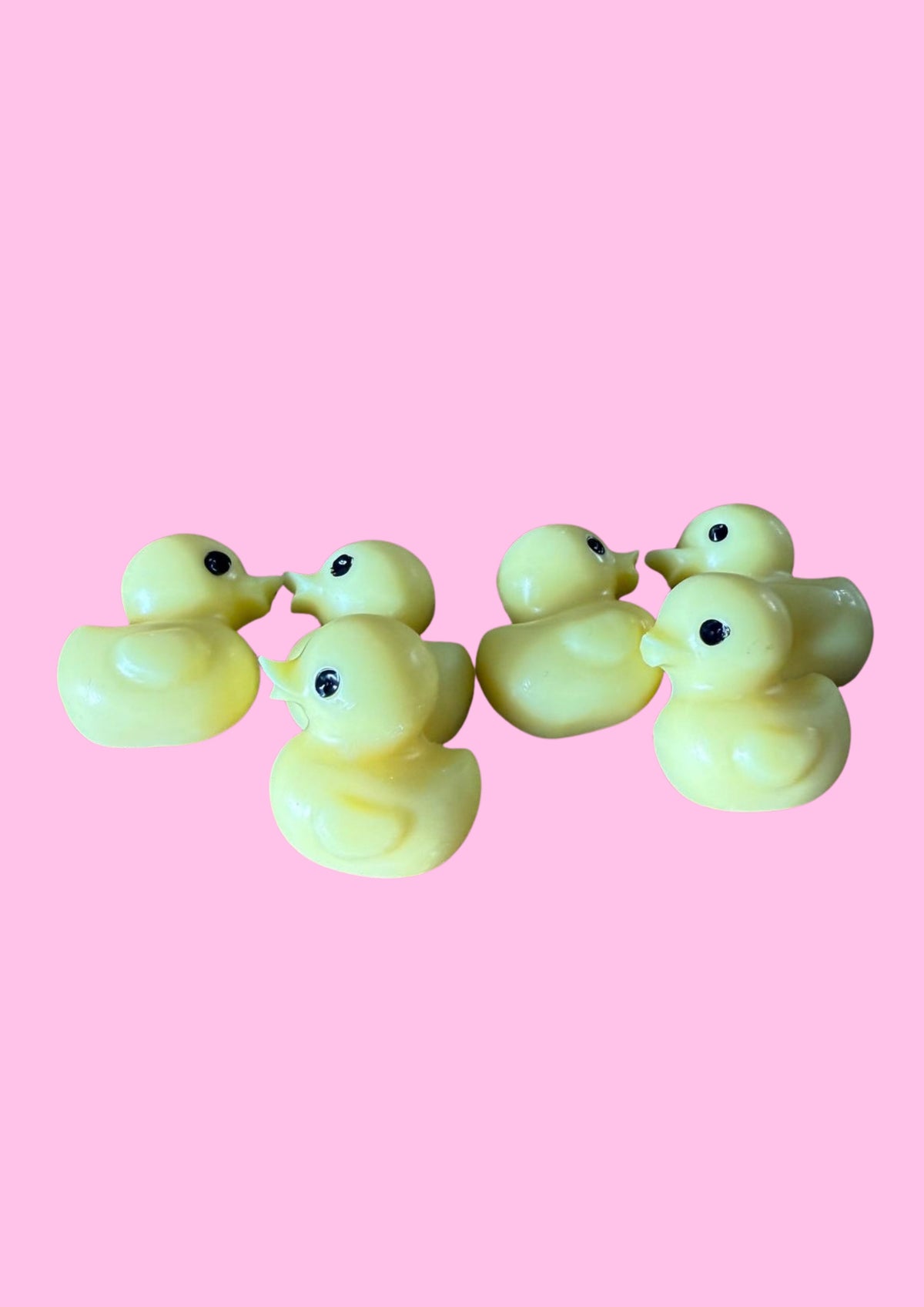 Tub of yellow duck wax melts