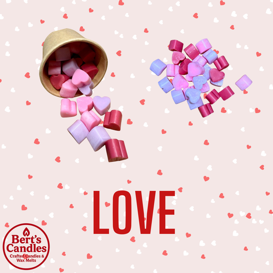 Valentine’s Day Heart Wax Melt Pots – Vanilla