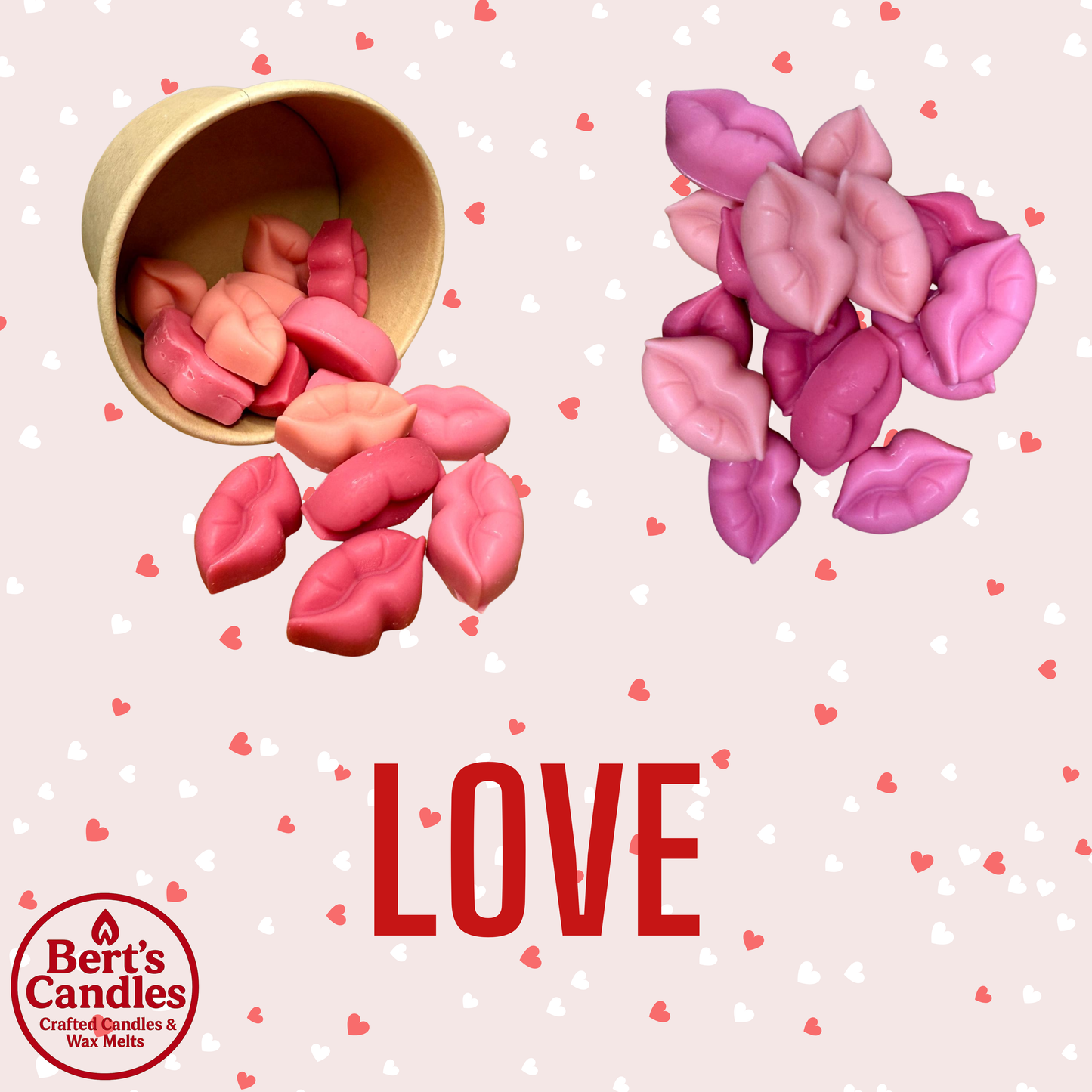 Valentine’s Day Lip Wax Melt Pots – Lemon & Lime