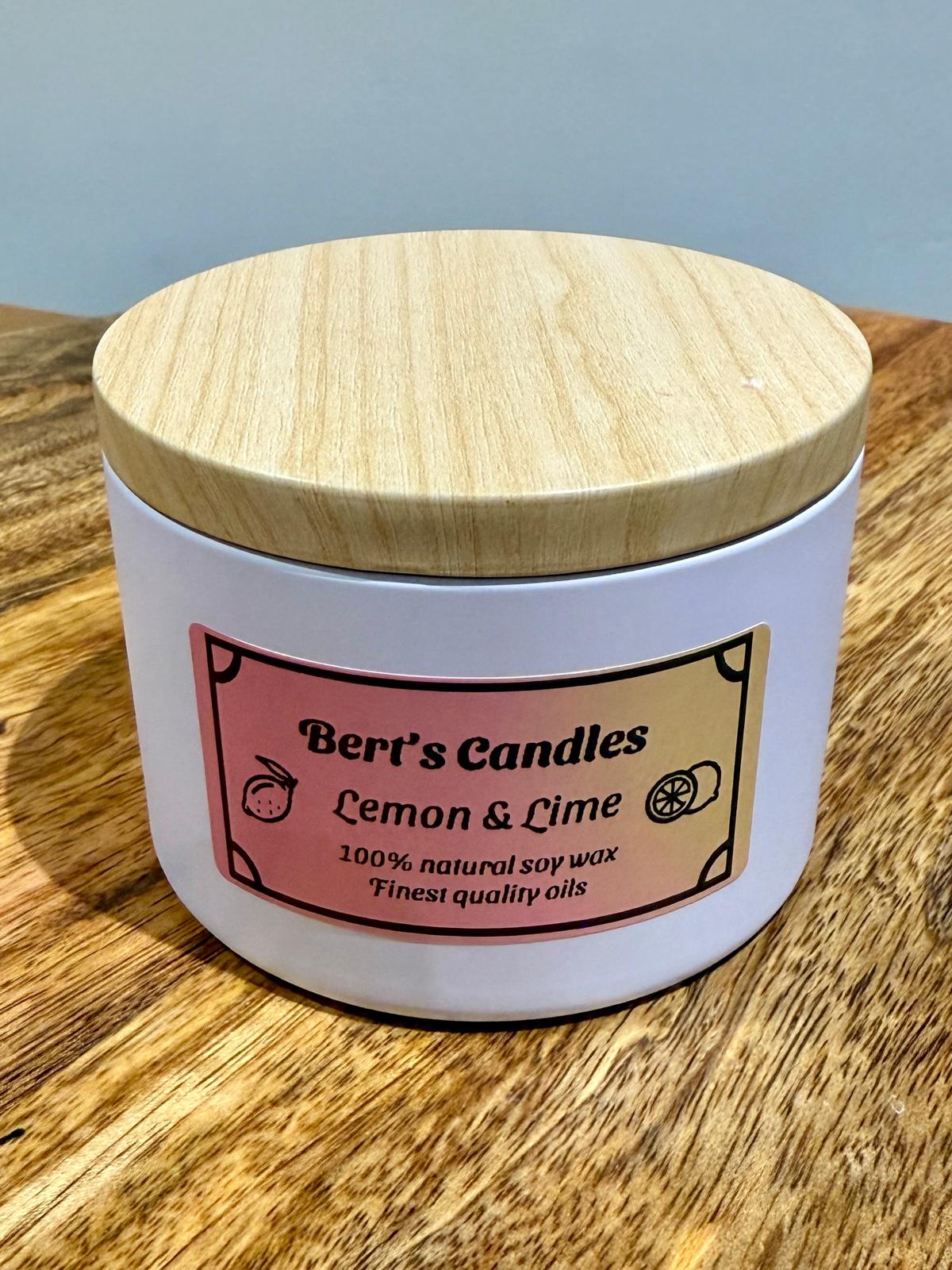 Bert’s Lemon & Lime Scented Candle